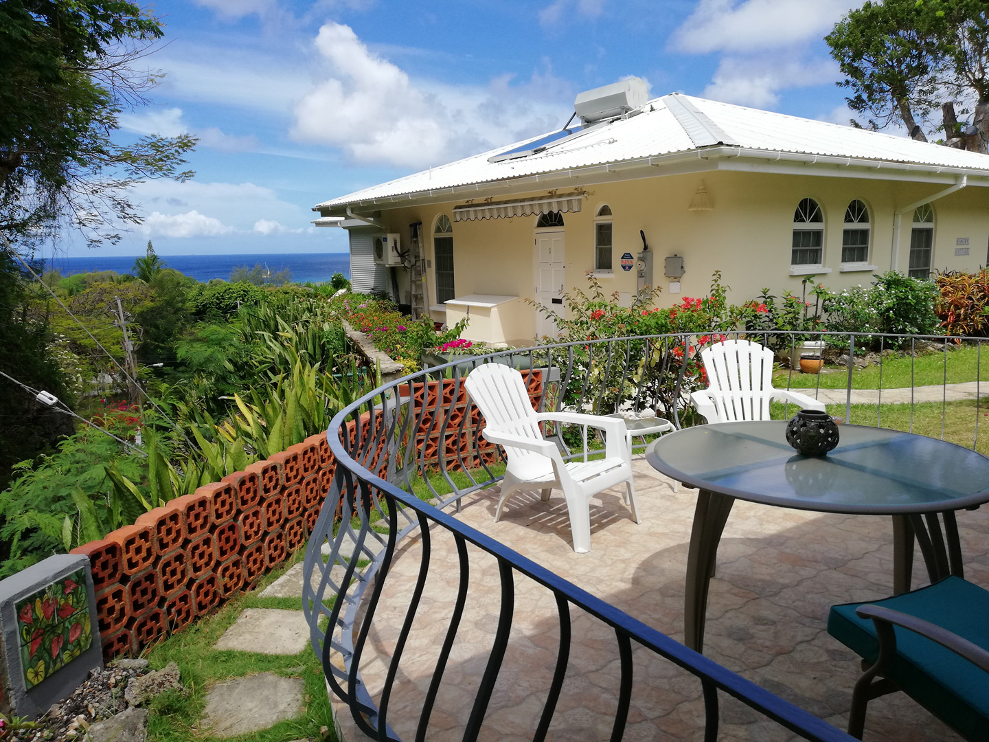 Patio & Terrace – Palm Tree Villa, Barbados